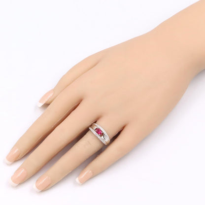 ジュエリー Pt900ルビー ダイヤモンドリング