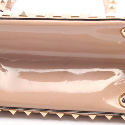ヴァレンティノガラヴァーニ ロックスタッズ パテントレザー トートバッグ