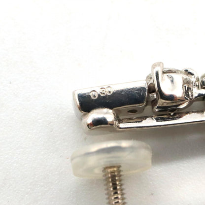 ジュエリーマキ ダイヤモンド K18WG イヤリング