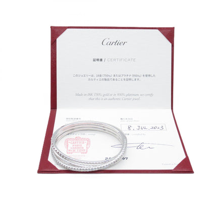 カルティエ エタンセル Au750ホワイトゴールド ダイヤモンド ブレスレット