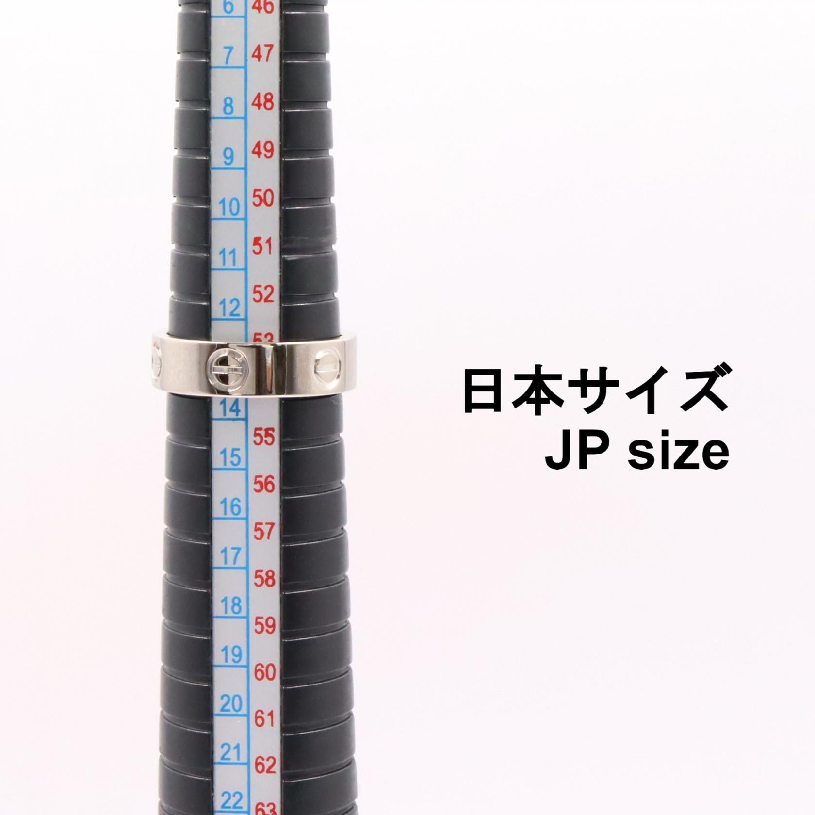 カルティエ ラブ Au750ホワイトゴールド リング 13号