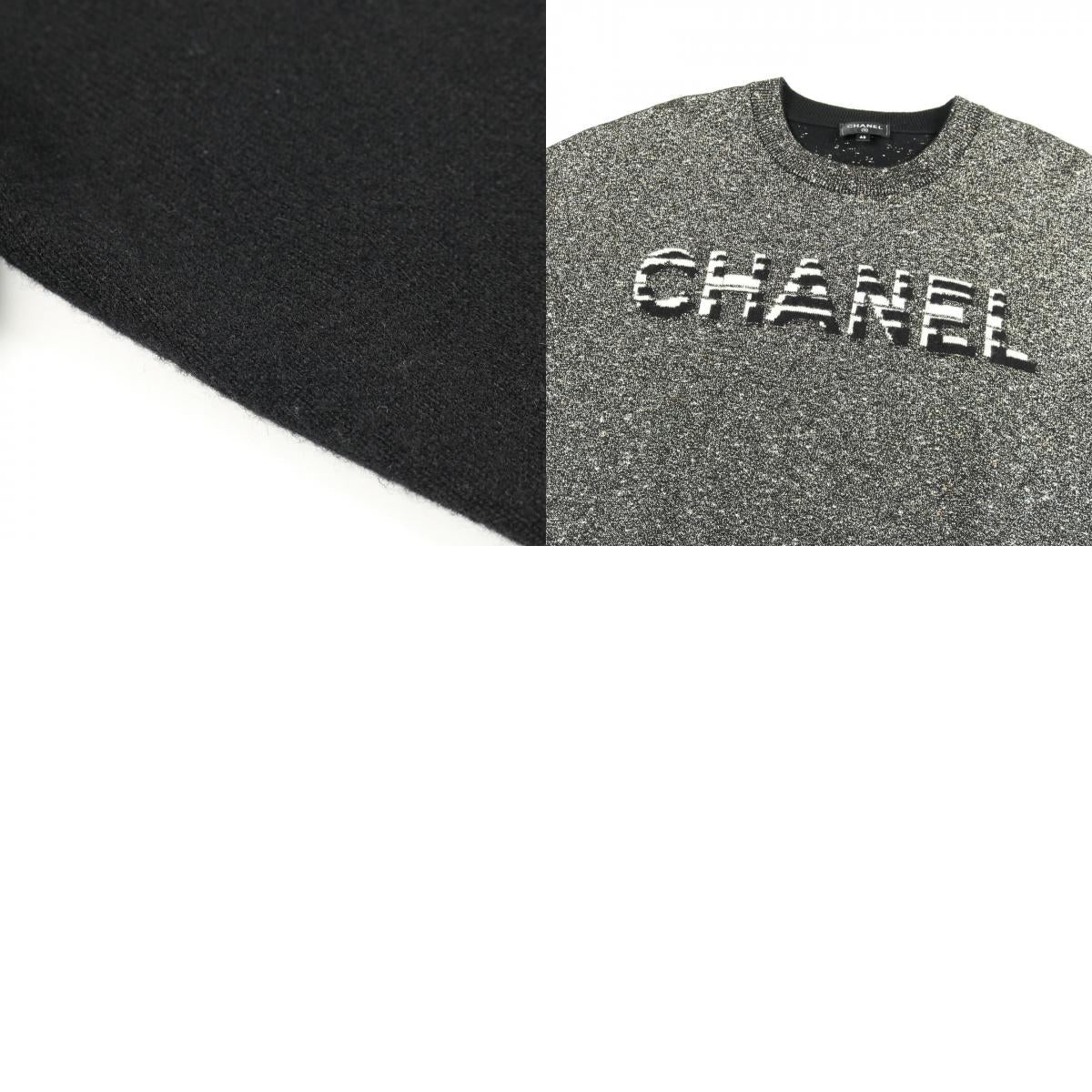 シャネル ロゴ カシミヤ コットン ニット