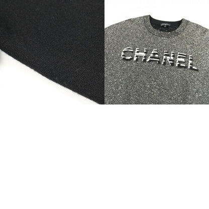 シャネル ロゴ カシミヤ コットン ニット