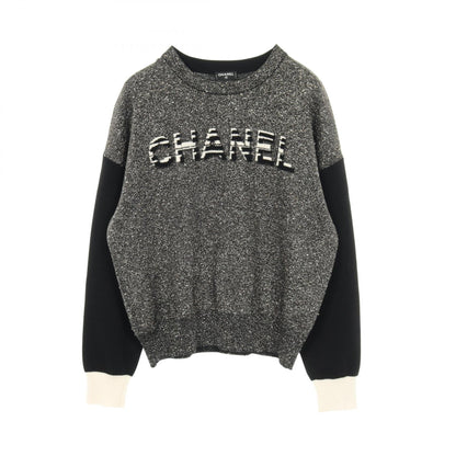 シャネル ロゴ カシミヤ コットン ニット