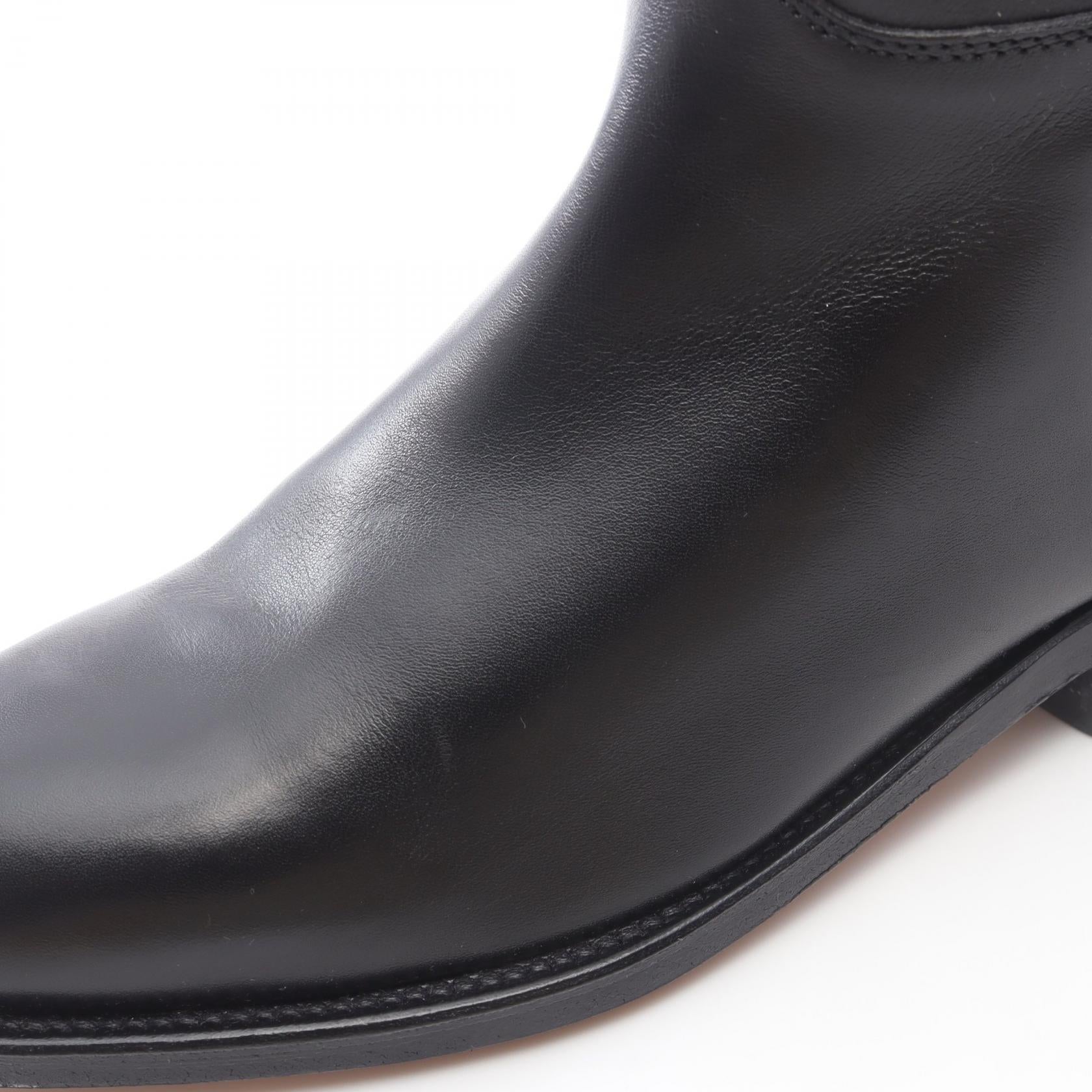 エルメス ジャンピングケリー レザーブーツ35