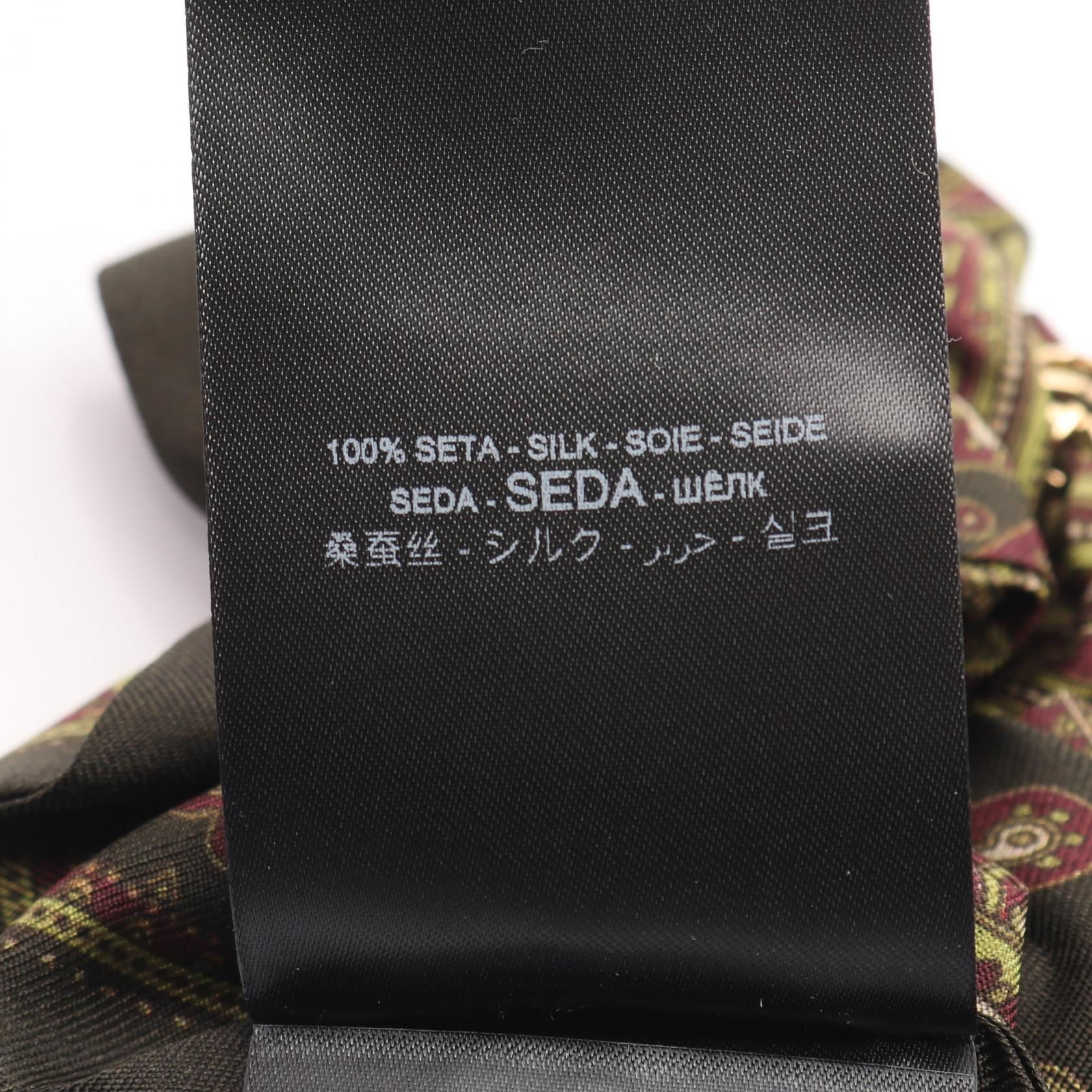イヴサンローラン YSLモノグラム シルクシュシュ