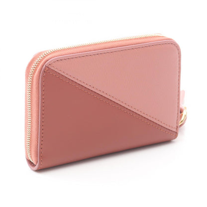 フェンディ FFダイヤモンド レザーラウンド財布