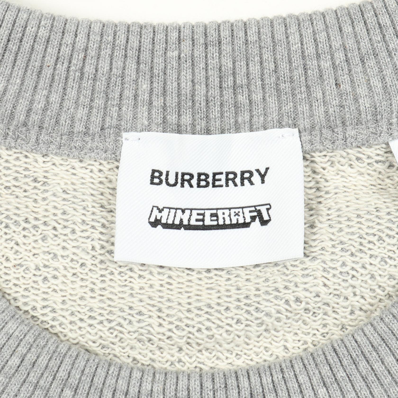 バーバリー Burberry × Minecraft コットンスウェット
