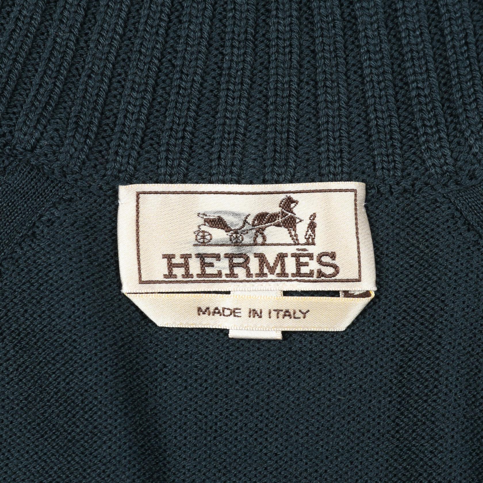 エルメス H柄 ポリエステル ジャケット