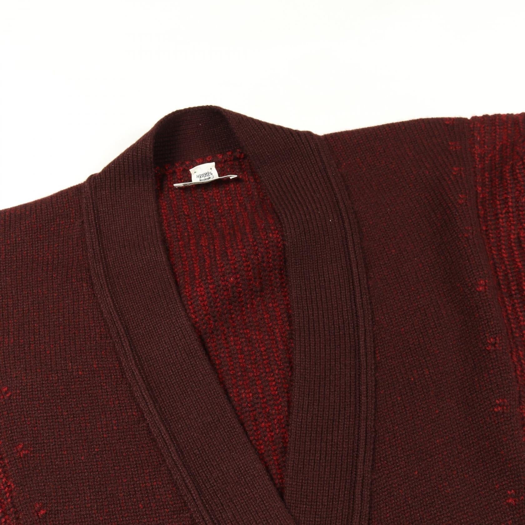 エルメス カシミヤロングカーディガン