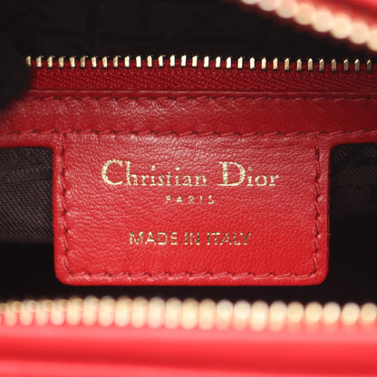 ディオール LADY DIOR レザー ハンドバッグ