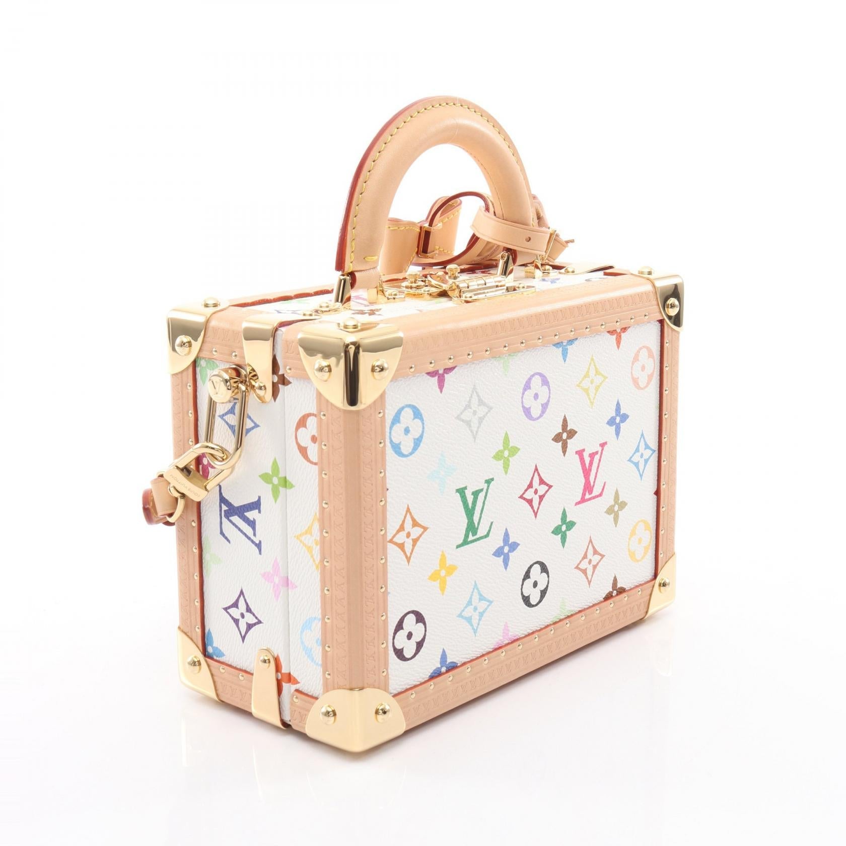 ルイヴィトン LV × TM プティットヴァリーズ モノグラムマルチカラー ハンドバッグ