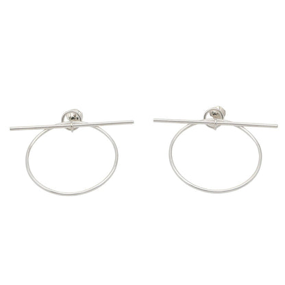 エルメス ループMM シルバー ピアス