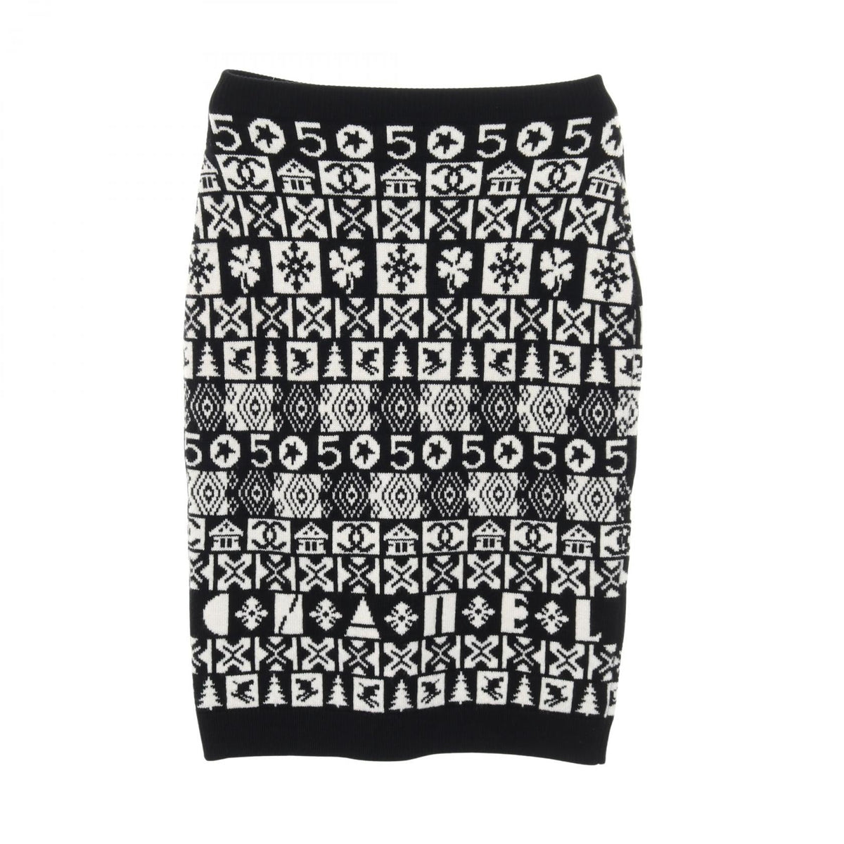 シャネル カシミヤニットスカート