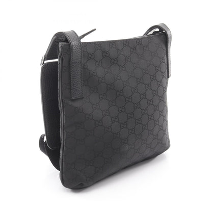 グッチ GGキャンバス レザー ショルダーバッグ