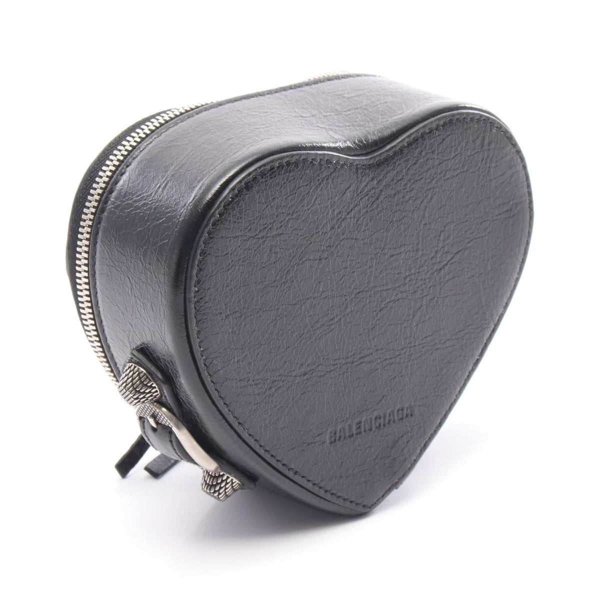バレンシアガ LE CAGOLE HEART レザーポーチ