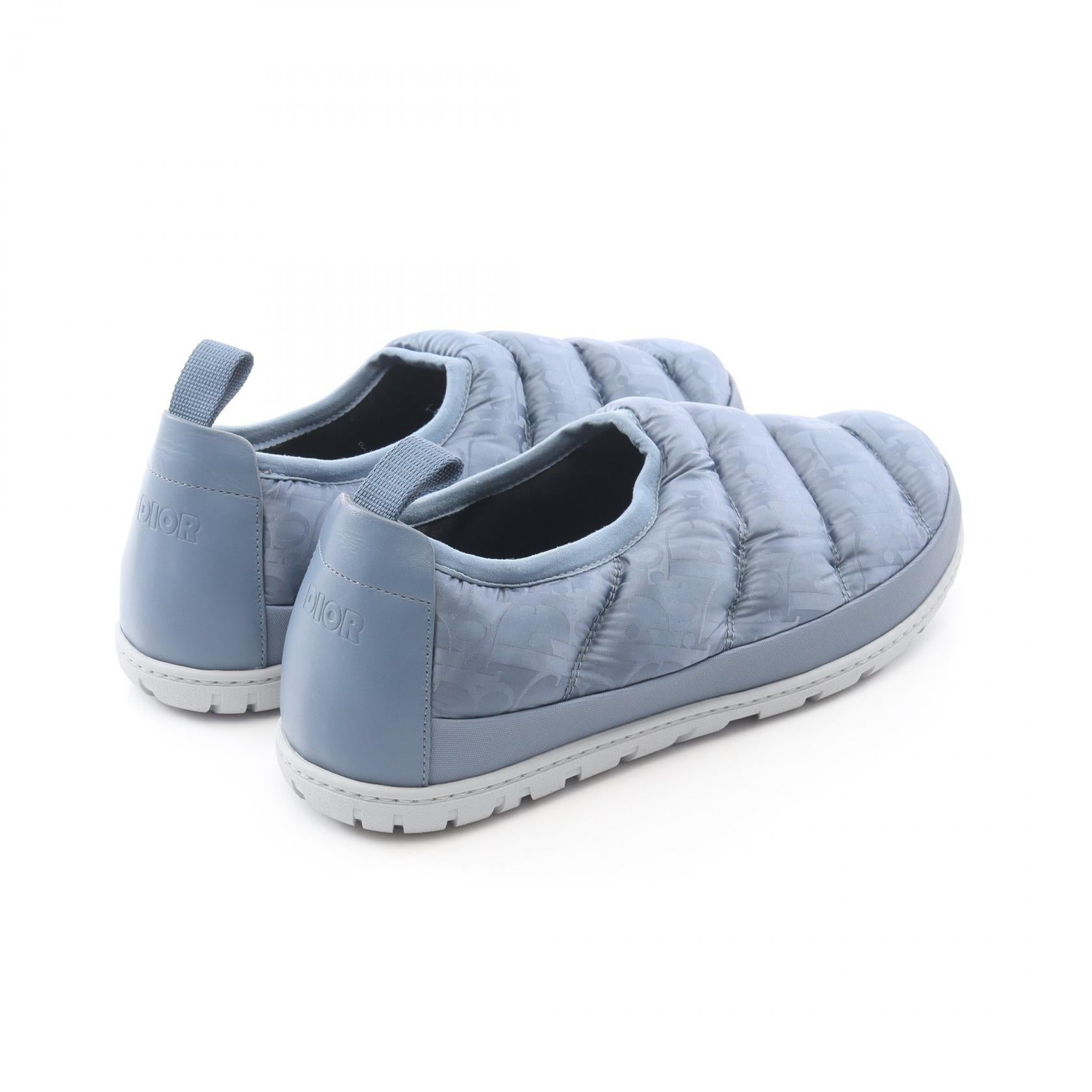 ディオール Dior Snow Slipper オブリーク レザー ファブリック スリッポン