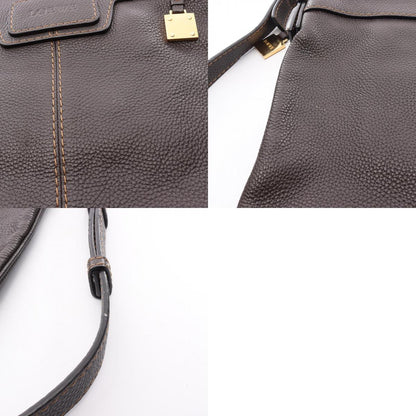 ロエベ レザーショルダーバッグ
