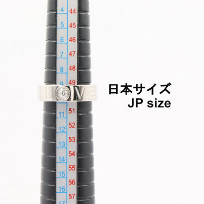 カルティエ ラブ K18ホワイトゴールド ダイヤモンド リング 限定