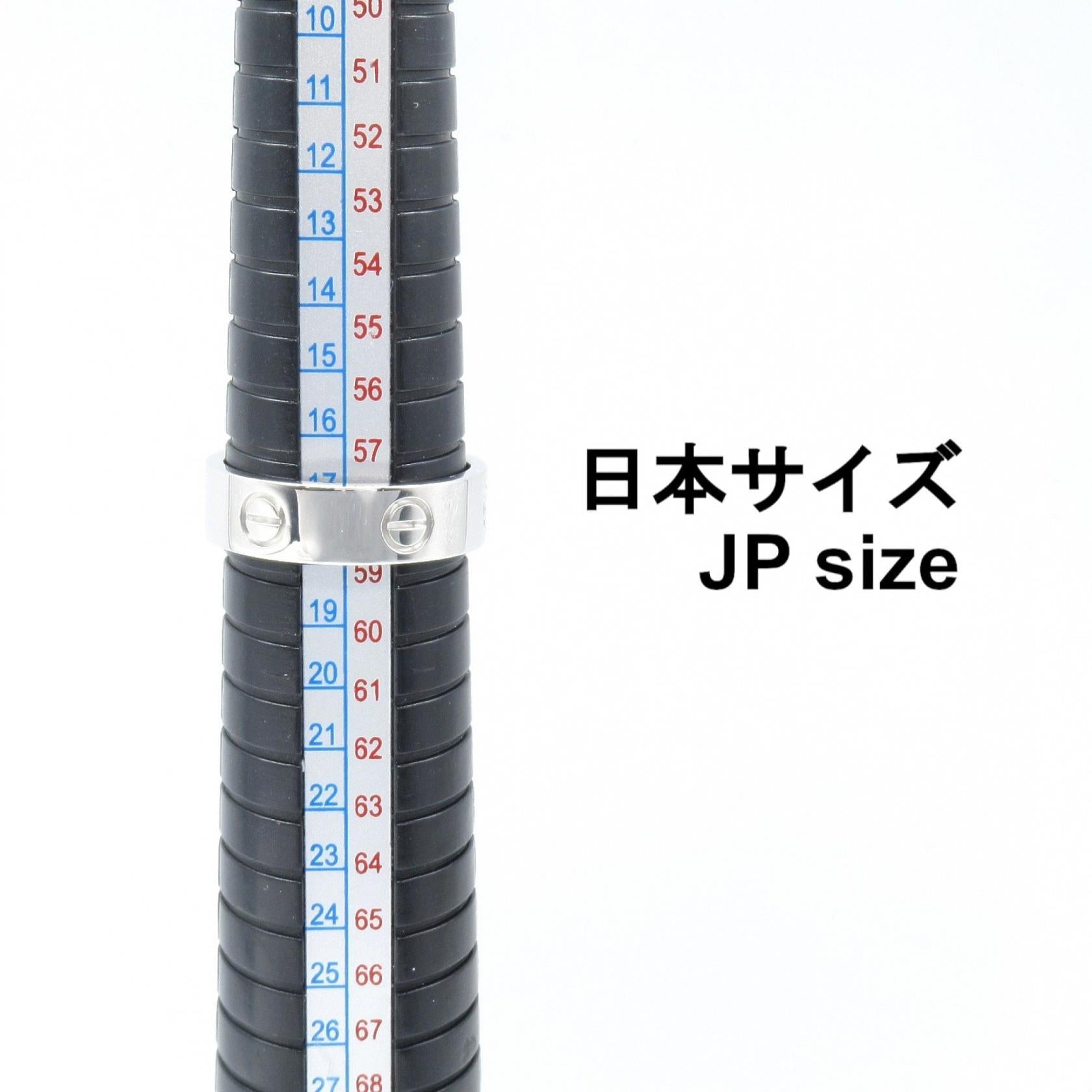 カルティエ ラブ Au750ホワイトゴールド リング 17号