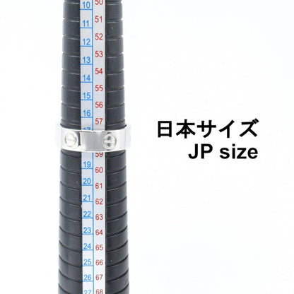 カルティエ ラブ Au750ホワイトゴールド リング 17号