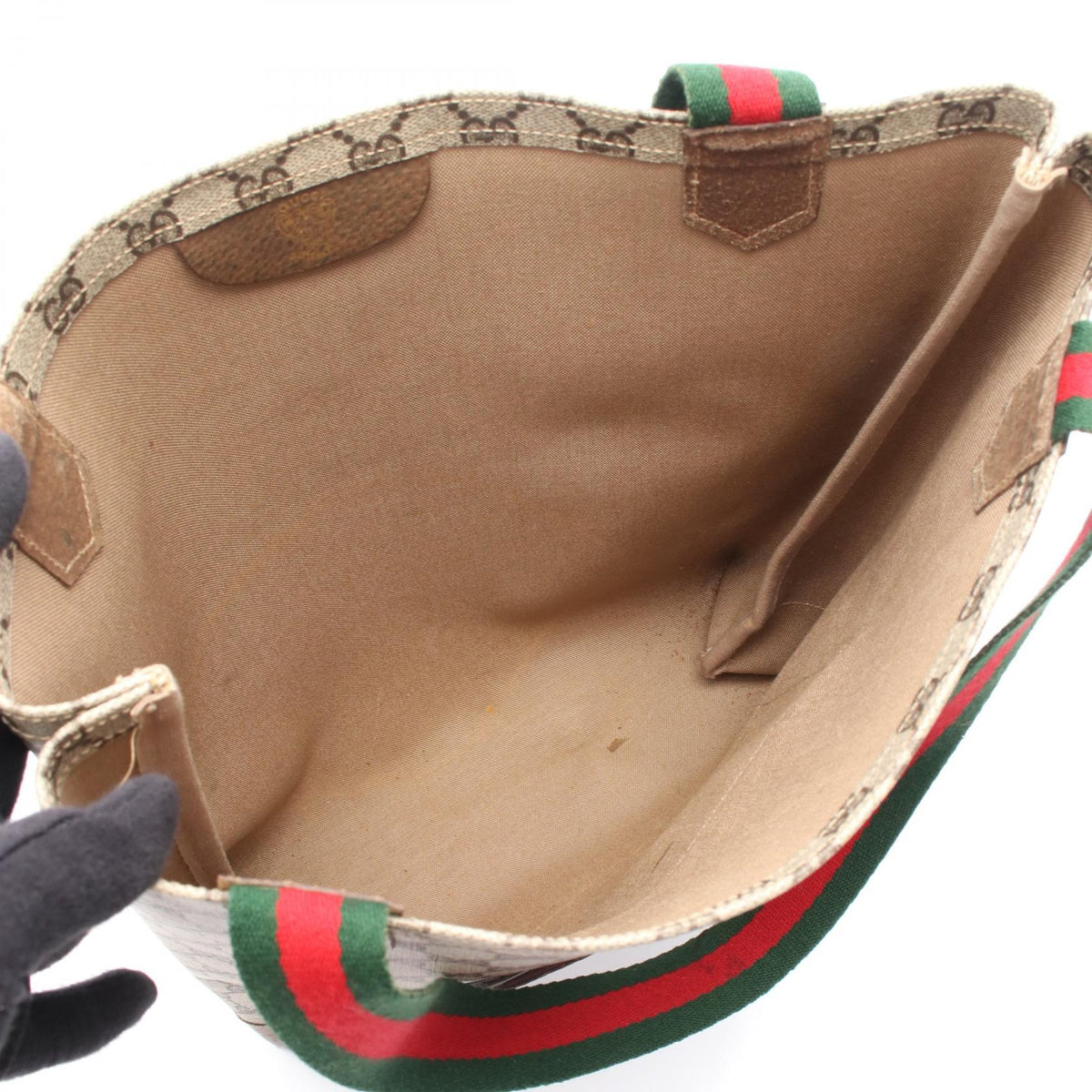 グッチ GGプラス シェリーライン トートバッグ