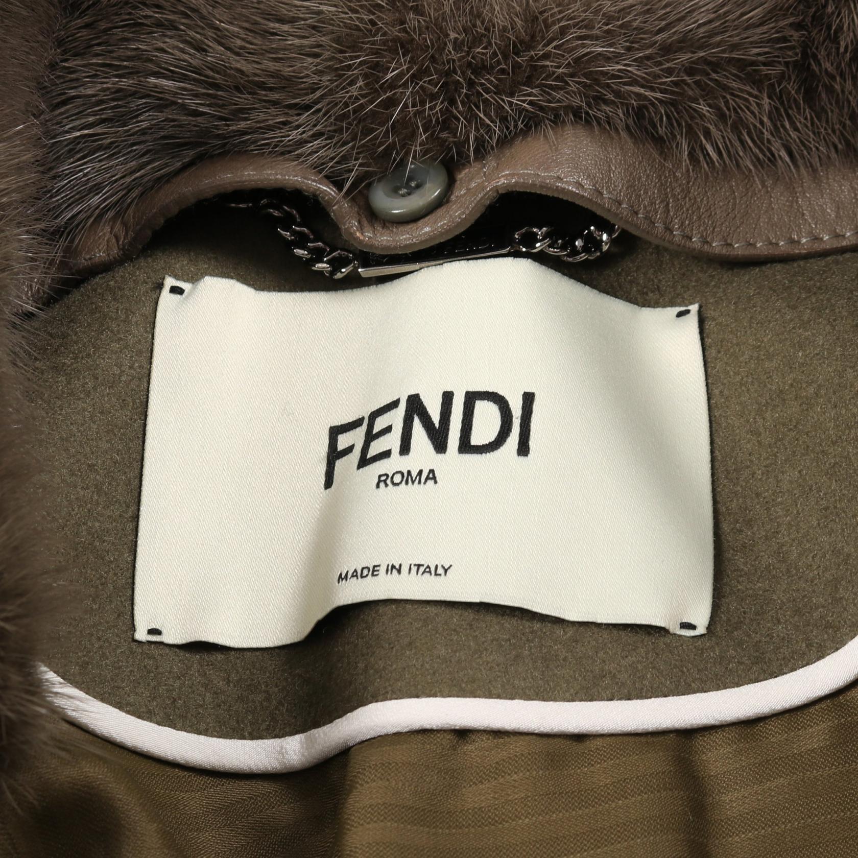 フェンディ ウールカシミヤコート