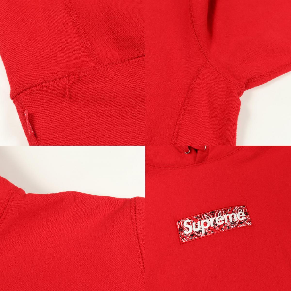 シュプリーム Bandana Box Logo コットンパーカー