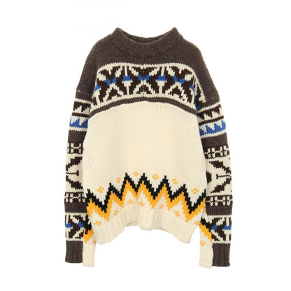 サカイ Nordic Knit Pullover ウールニット