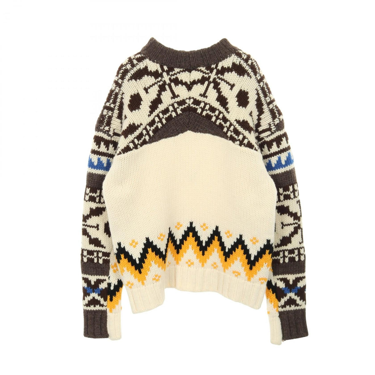 サカイ Nordic Knit Pullover ウールニット