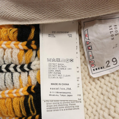 サカイ Nordic Knit Pullover ウールニット