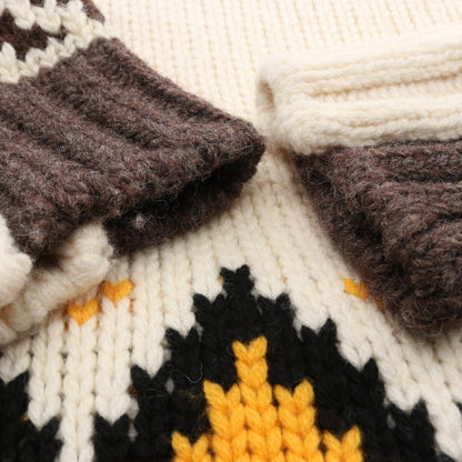 サカイ Nordic Knit Pullover ウールニット