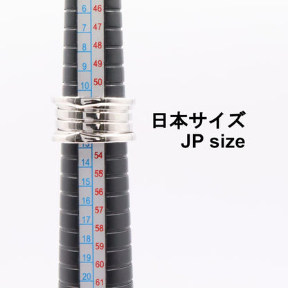 ブルガリ ビーゼロワン Au750 リング 4バンド 12号