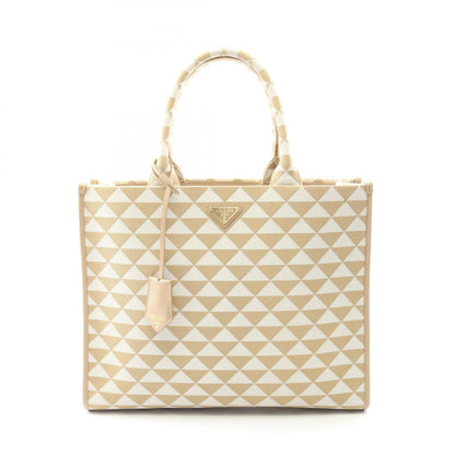 プラダ TRIANGOLO JACQUARD キャンバストートバッグ