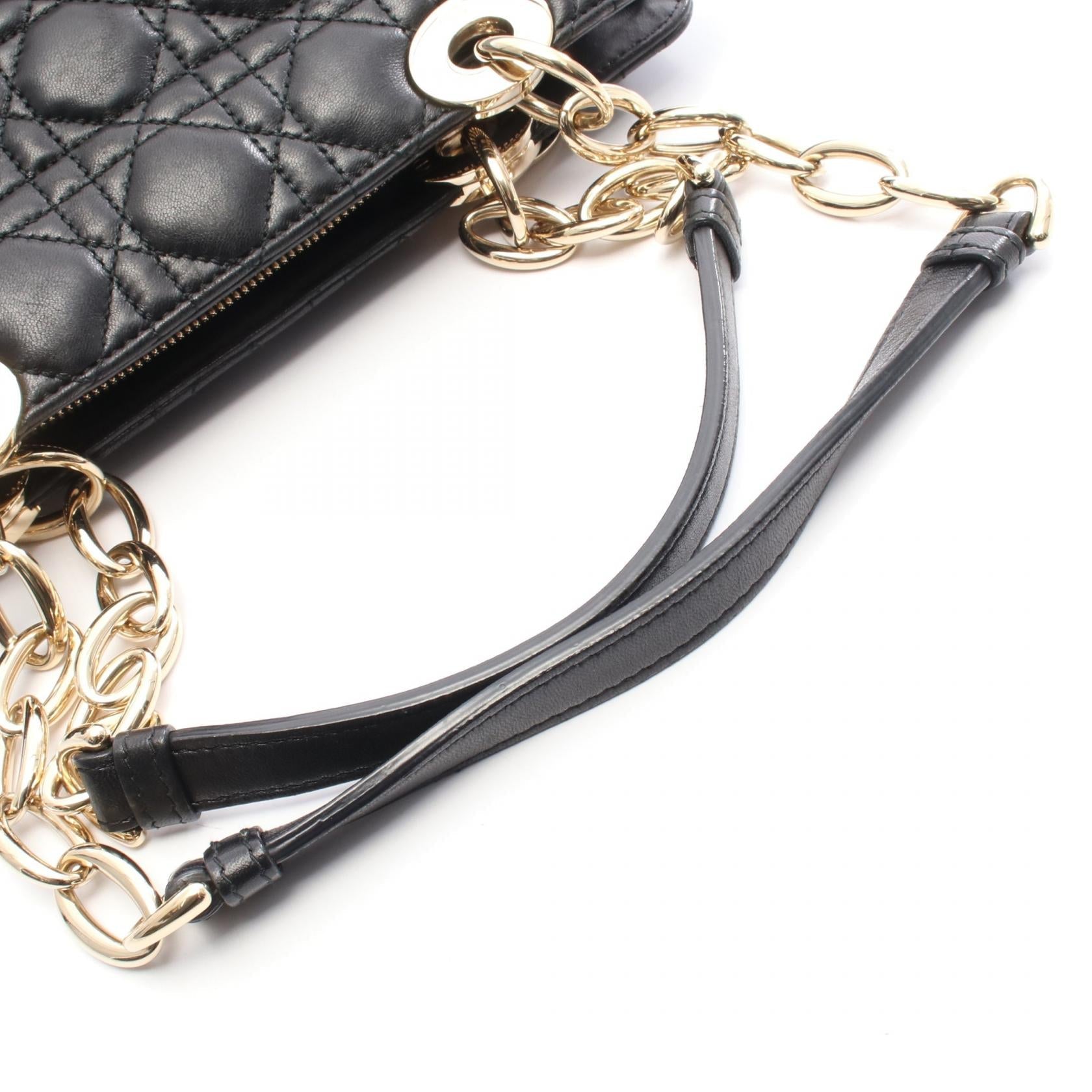 ディオール LADY DIOR レザートートバッグ