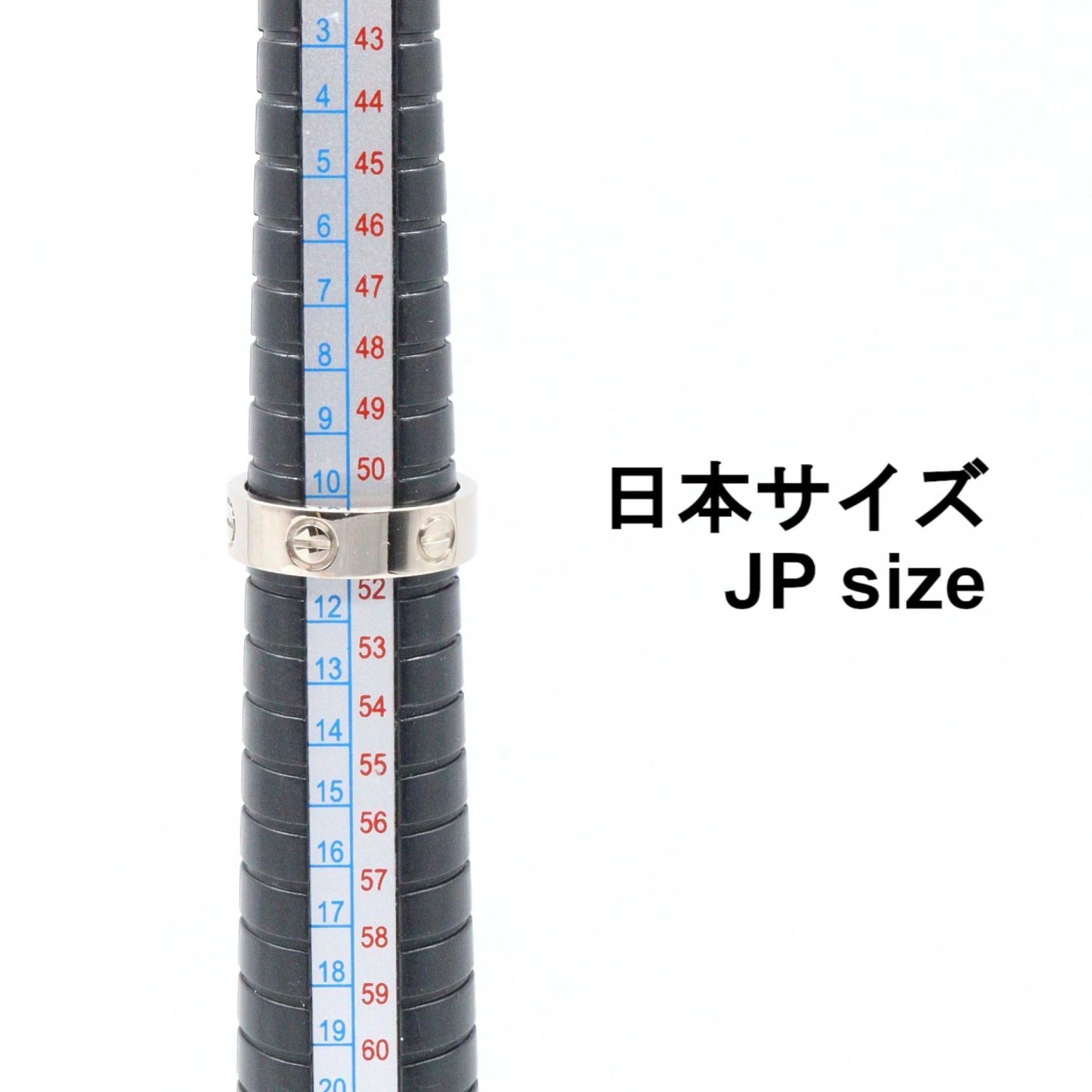 カルティエ ラブ Au750ホワイトゴールド リング 52号