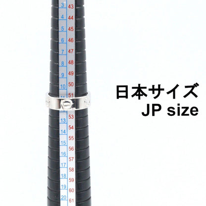 カルティエ ラブ Au750ホワイトゴールド リング 11号