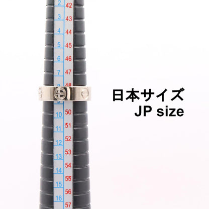 カルティエ ラブ Au750ホワイトゴールド リング 9号