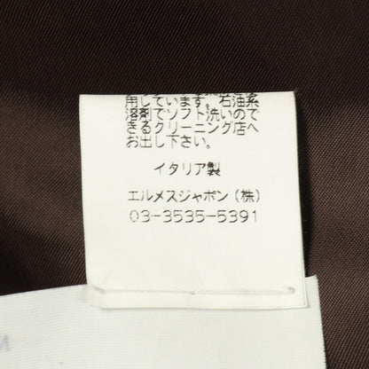 エルメス コットンテーラードジャケット