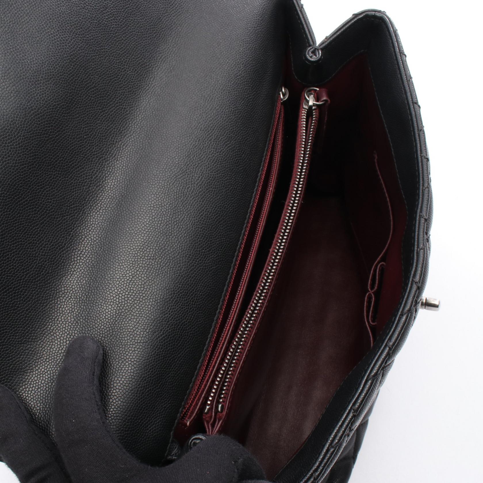 シャネル マトラッセ ココハンドル キャビアスキン 2wayハンドバッグ