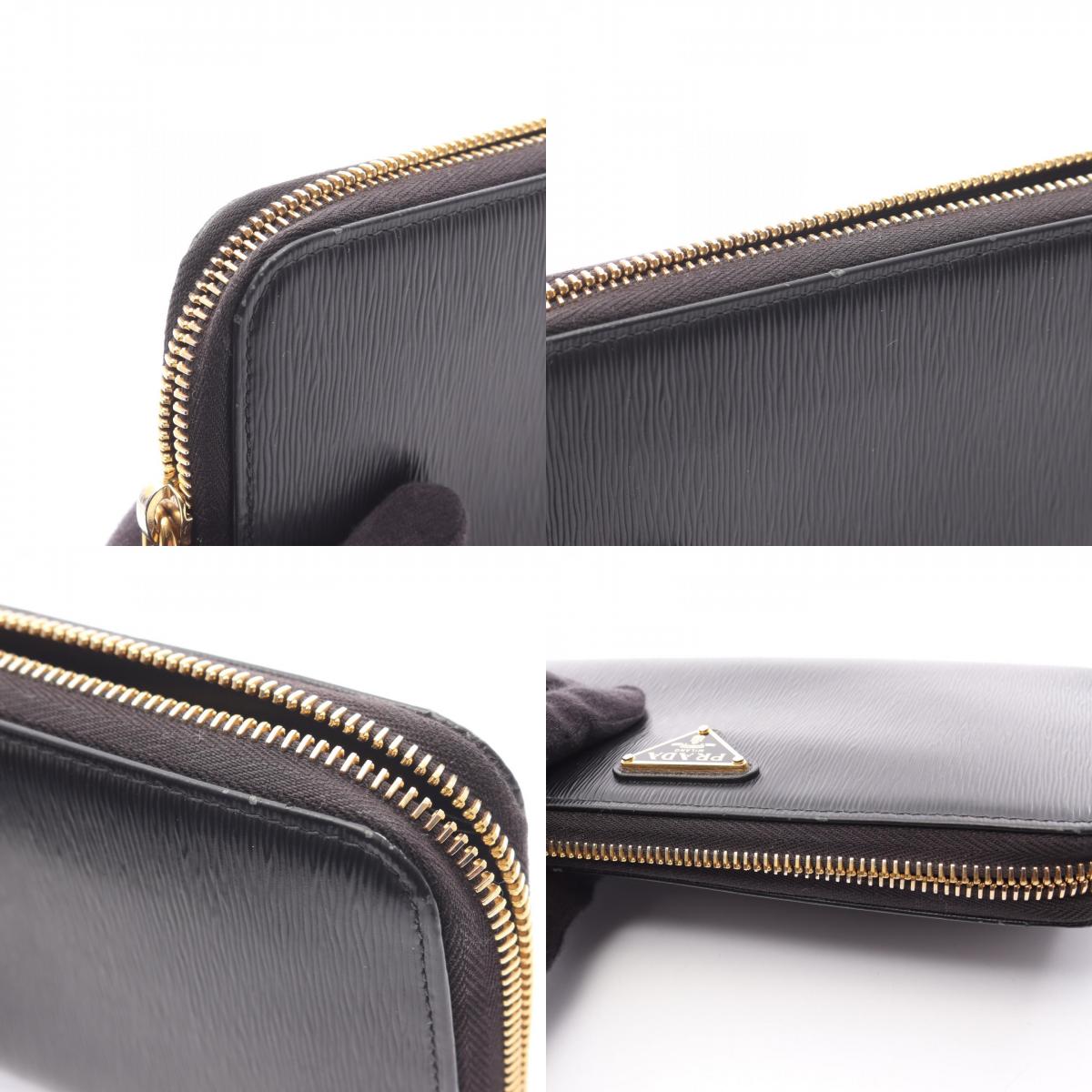 プラダ VITTELLO MOVE TR レザー長財布