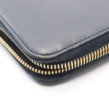 プラダ SAFFIANO METAL ラウンド長財布