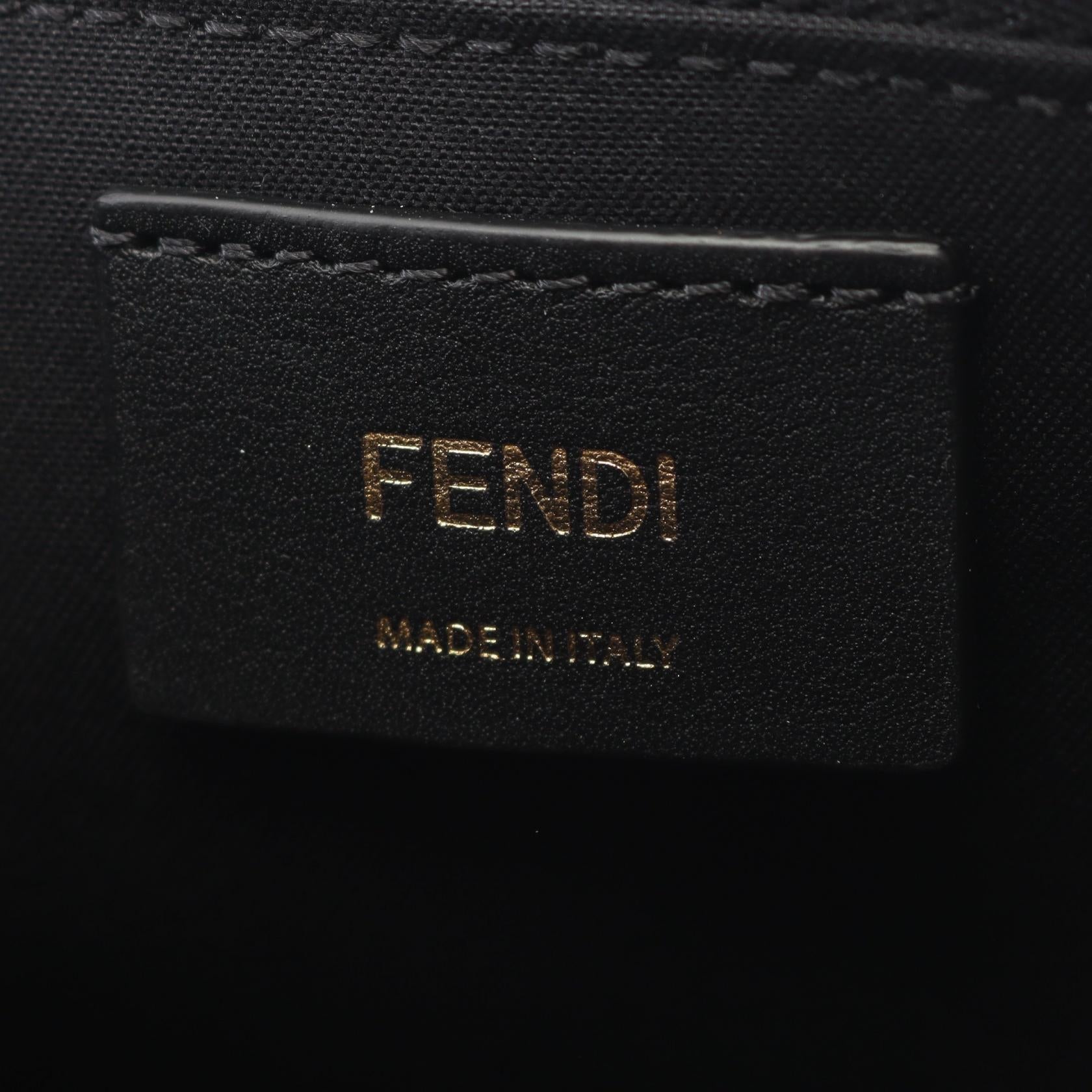 フェンディ FFモチーフ レザーハンドバッグ