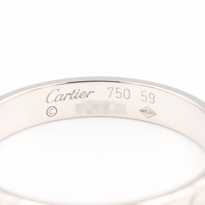 カルティエ ミニラブ Au750ホワイトゴールド リング 18号