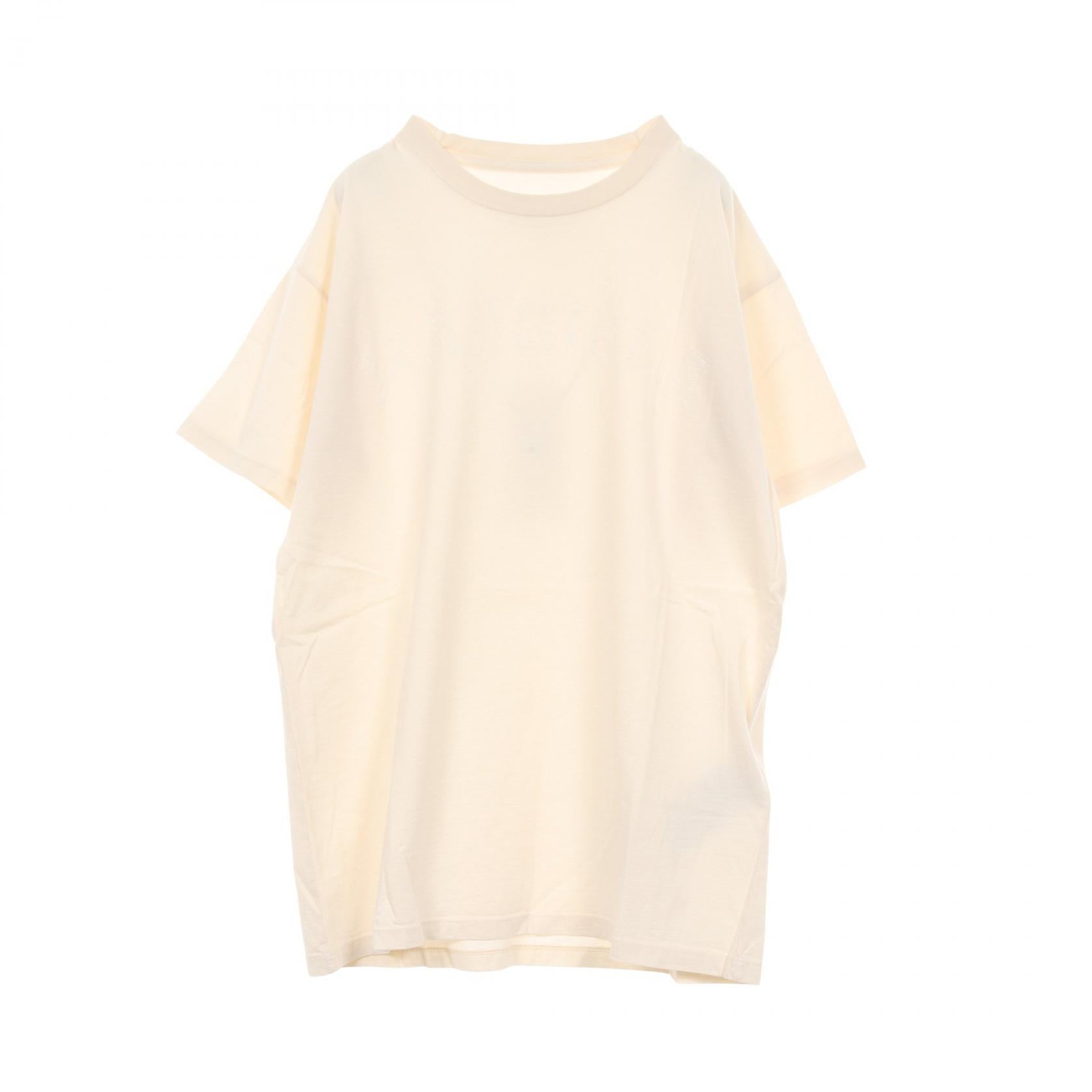 メゾンマルジェラ ロゴプリント コットン半袖Tシャツ