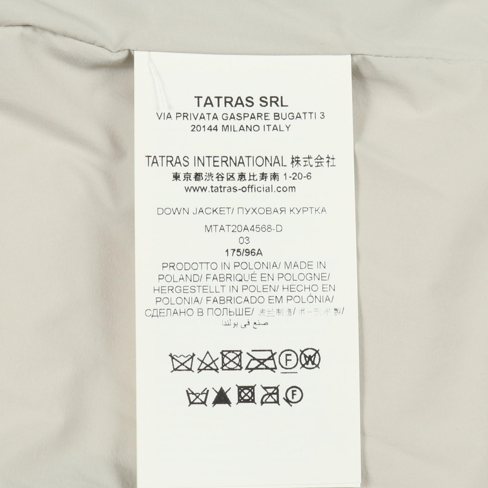 タトラス BORBORE ナイロンダウンジャケット