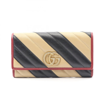 グッチ GGマーモント レザー長財布