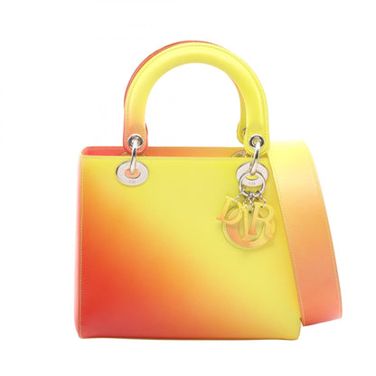 ディオール LADY DIOR レザーハンドバッグ