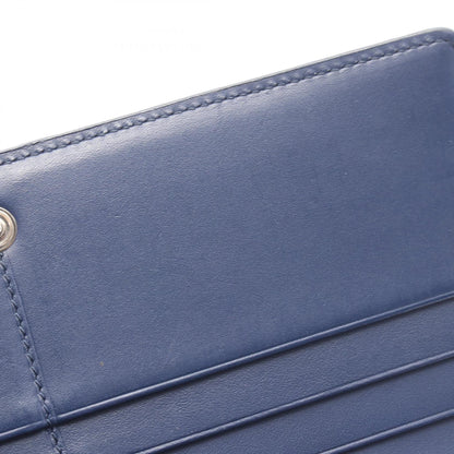 ロエベ LINEN レザー二つ折り長財布