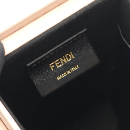 フェンディ ボックス レザー ショルダーバッグ